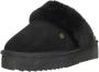 Warmbat Pantoffels Flurry Plateau FLS371009 Zwart - Thumbnail 4