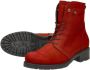 Wolky Laarzen Quinta FF 0247510 530 Dames Veterschoenen Rood - Thumbnail 6