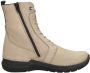 Wolky Viper Veterschoenen Hoog beige - Thumbnail 4