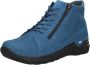 Wolky Dames Veterboot Why Antique Nubuck 0660611 804 Atlantic Blue - Thumbnail 4