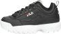 Fila sneakers zwart Imitatieleer Logo 36 - Thumbnail 2