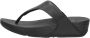 FitFlop Lulu Leather Toepost slippers voor Vrouwen Wit - Thumbnail 4