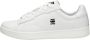 G-Star G STAR RAW Cadet Leather Dames Sneakers Sportschoenen Schoenen Wit 2141 002510 WHT - Thumbnail 3