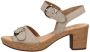 Bruin Tinten 764.1 Sandalen Dames Taupe - Thumbnail 2