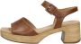 Gabor Lichtgewicht hoge hak sandalen Brown Dames - Thumbnail 3