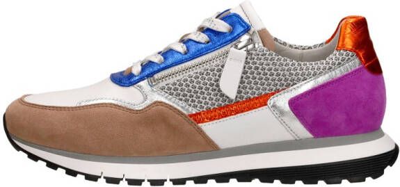 Gabor Sneaker 66.378.87 Wit Blauw Taupe Multi Wijdte H