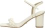 Guess Glamoureuze Elskens Hoge Hak Sandalen White Dames - Thumbnail 3