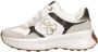 Guess Witte Casual Synthetische Rubberen Zool Sneakers White Dames - Thumbnail 2