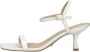 Guess Stijlvolle Witte Hoge Hak Sandalen White Dames - Thumbnail 2