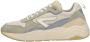 HUB Glide chunky suède sneakers lichtgroen beige - Thumbnail 1