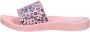 Ipanema Urban Slide badslippers met panterprint roze blauw - Thumbnail 2