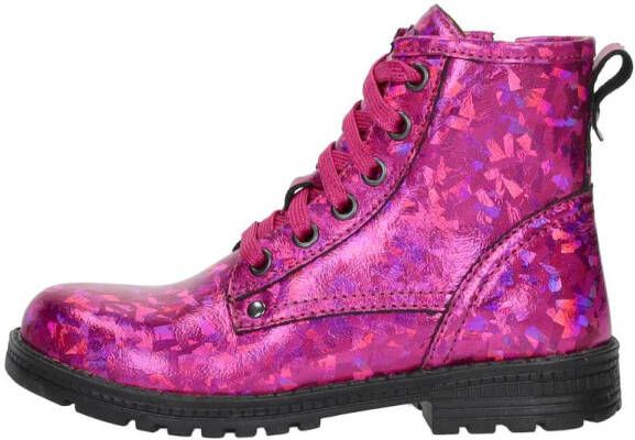 Keq Veterschoen Hoog Fuchsia