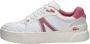 Lacoste Logo Sneaker Mat Leer Label Reliëf White Dames - Thumbnail 8