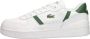 Lacoste T-CLIP SET 224 2 SMA Heren Sneakers Wit Donkergroen - Thumbnail 2