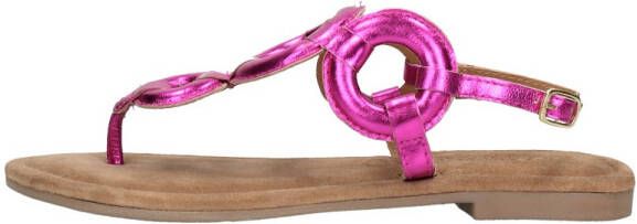 Lazamani Sandalen Plat Fuchsia