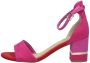 Marco tozzi Suède Sandalette in Roze en Rood Pink Dames - Thumbnail 2