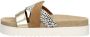 Maruti Bari Slippers Cognac Gold Pixel Offwhite Sandal - Thumbnail 2