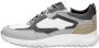 McGregor Heren Sneakers Grijs Lage Sneakers Leer Veters - Thumbnail 2