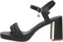 Mexx Heeled Sandalen Lewy Dames Zwart - Thumbnail 3