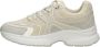 Mexx Beige Leren Sneaker voor Dames Beige Dames - Thumbnail 2