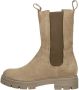 Mjus Beatrix M79203 hoge leren chelsea boots beige - Thumbnail 2