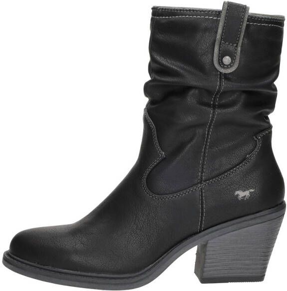 Mustang Western Stijl Zwarte Dameslaarzen Black Dames