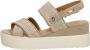 Mustang Sandalen Plat Sandalen Plat beige - Thumbnail 2