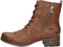 Mustang Veterschoenen Hoog Veterschoenen Hoog cognac - Thumbnail 3