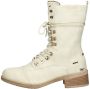 Mustang Veterschoenen Hoog Veterschoenen Hoog gebroken wit - Thumbnail 2