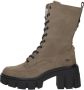 Mustang Warme Platform Veterschoen voor Dames Gray Dames - Thumbnail 2