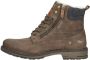 Mustang Veterschoenen Hoog Veterschoenen Hoog donkerbruin - Thumbnail 2