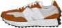 New Balance Unisex Suède en Mesh Sneakers Orange - Thumbnail 2