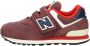 New Balance 574 sneakers donkerrood donkerblauw - Thumbnail 3