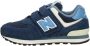 New Balance 574 sneakers donkerblauw wit - Thumbnail 3