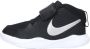 Nike Team Hustle D 9(Td ) Black Metallic Silver Wolf Grey White Sneakers toddler AQ4226 001 - Thumbnail 2