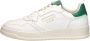 Pantofola D'Oro Lage Groene Accent Leren Sneakers White Heren - Thumbnail 2