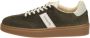 Pantofola D'Oro Groene Suède Lage Sneakers Green Heren - Thumbnail 2