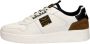 PME Legend Witte Leren Sneaker met Bruine en Zwarte Details White Heren - Thumbnail 3