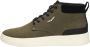 PME Legend Groene hoge sneakers met leren details Green Heren - Thumbnail 2