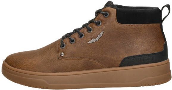 PME Legend Lexing-T Veterschoenen Hoog cognac