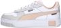 Puma Carina Street leren sneakers wit roze Meisjes Leer Meerkleurig 36 - Thumbnail 2