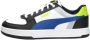 Puma Caven 2.0 Block sneakers wit blauw groen Jongens Meisjes Imitatieleer 35.5 - Thumbnail 4