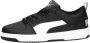 PUMA Rebound Layup Lo SL Jr Sneakers Kinderen Black- White-High Rise - Thumbnail 4