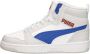 PUMA Rebound V6 Mid Jr Unisex Sneakers White-Vivid Blue-Feather Gray - Thumbnail 3