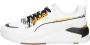 PUMA X-Ray Safari Dames Sneakers White Saffron Mineral Yellow Black - Thumbnail 3