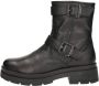 Red Rag Zwarte Leren Gesp Boots Black Dames - Thumbnail 3