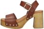 RED-RAG Sandalen Dames 79568 Maat: 40 Materiaal: Leer Kleur: Cognac - Thumbnail 4