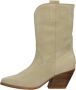 Bruin Tinten 75012 Cowboylaarzen Western Laarzen Dames Beige - Thumbnail 2