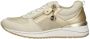 Remonte Beige Metallic Glitter Sneaker met Rits Beige Dames - Thumbnail 2