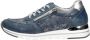 Remonte Blauwe Sneaker met Metallic Accenten Blue Heren - Thumbnail 1